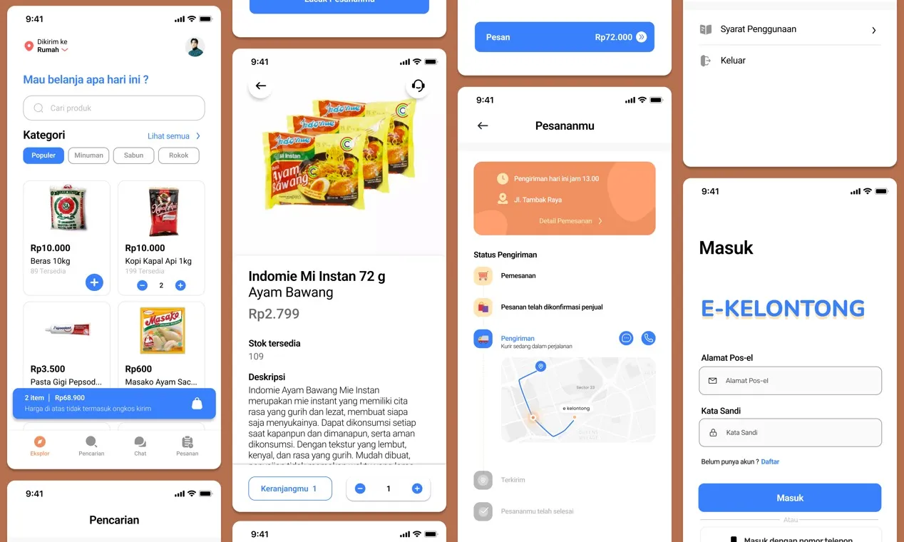 Desain UI UX Aplikasi Mobile dan Website