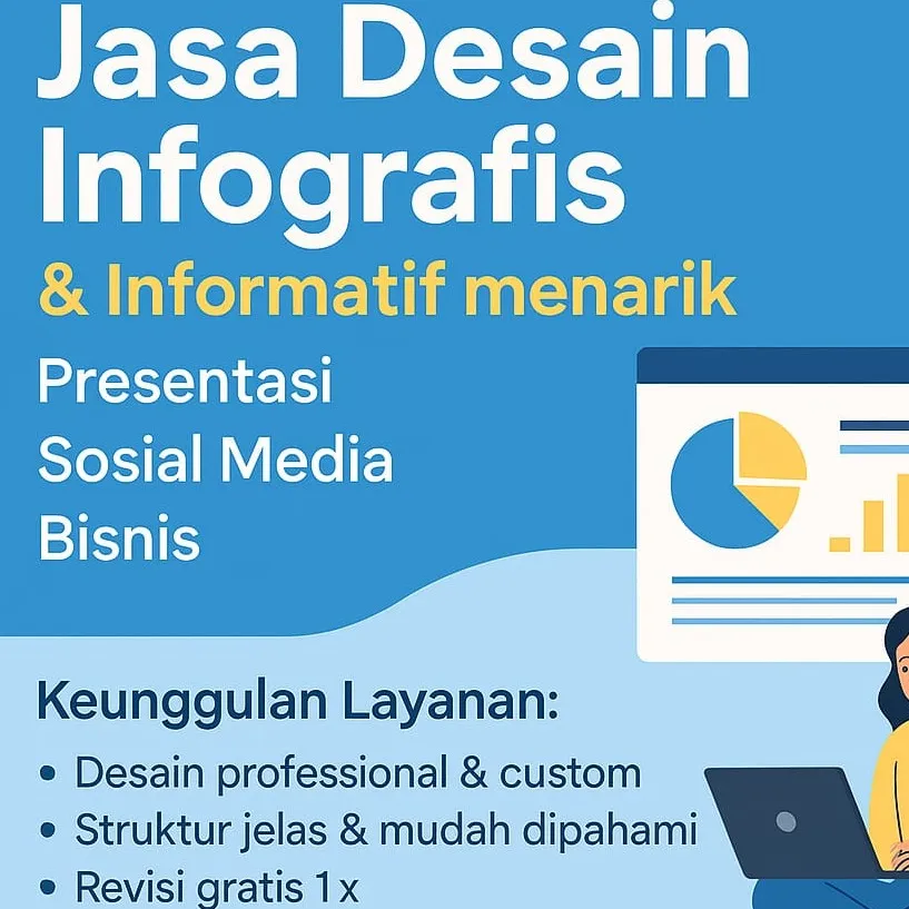 Jasa Desain Infografis, PPT Menarik & Informatif