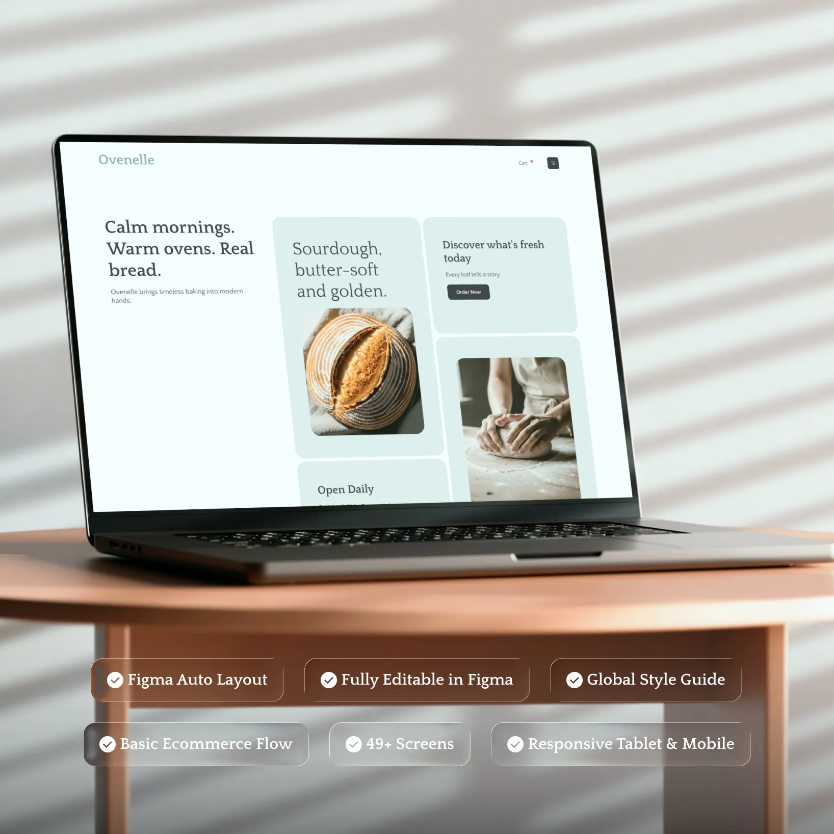 Desain UI/UX Website Modern & Minimalis