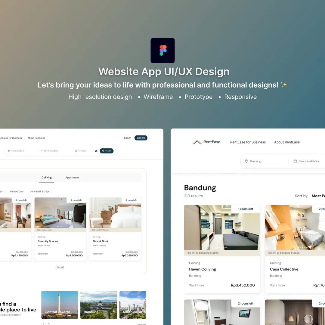 Website UI/UX Design - Desain Web Responsif